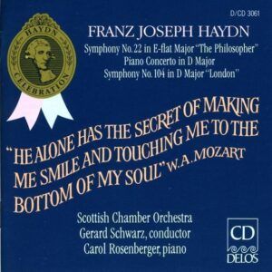 Haydn: Symphonies Nos.22 & 104, Piano Concerto in D major - Gerard Schwarz