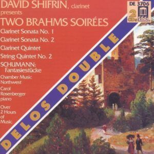 David Shifrin presents Two Brahms Soirées