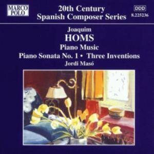 Homs: Piano Music Vol. 2 - Jordi Masó
