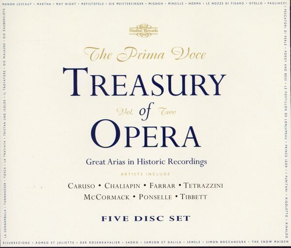 The Prima Voce Treasury of Opera, Volume 2