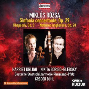 Miklos Rozsa: Sinfonia Concertante, Rhapsody For Cello - Harriet Krijgh