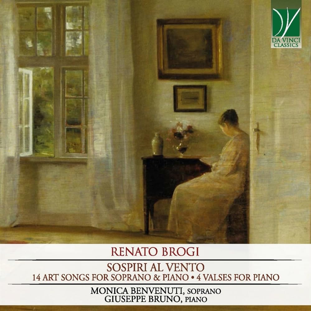 Brogi: Sospiri Al Vento: 15 Art Songs For Soprano & Piano, 4 Valses For Piano - Monica Benvenuti