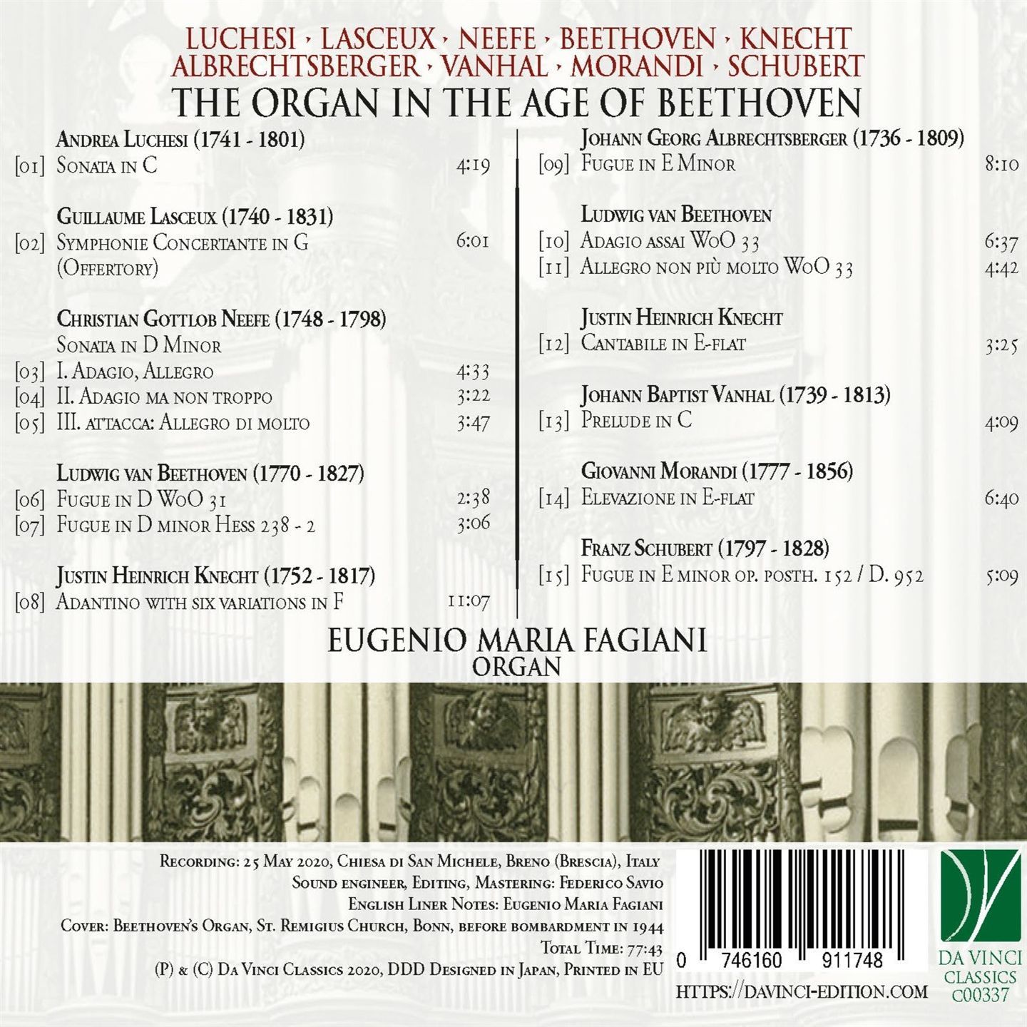 The Organ In The Age Of Beethoven - Eugenio Maria Fagiani - Image 2