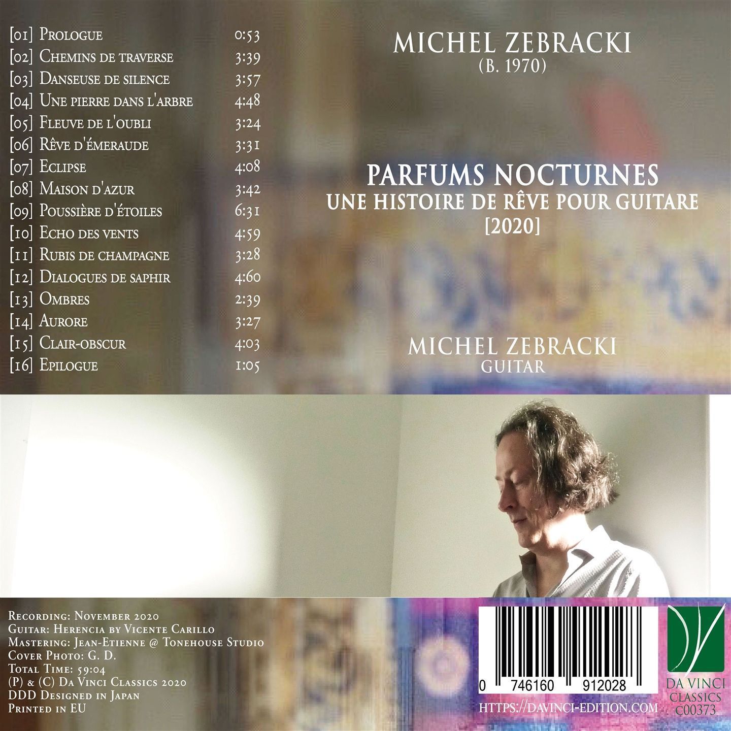 Zebracki: Parfums Nocturnes (Une Histoire De Rêve Pour Guitare) - Michel Zebracki - Afbeelding 2