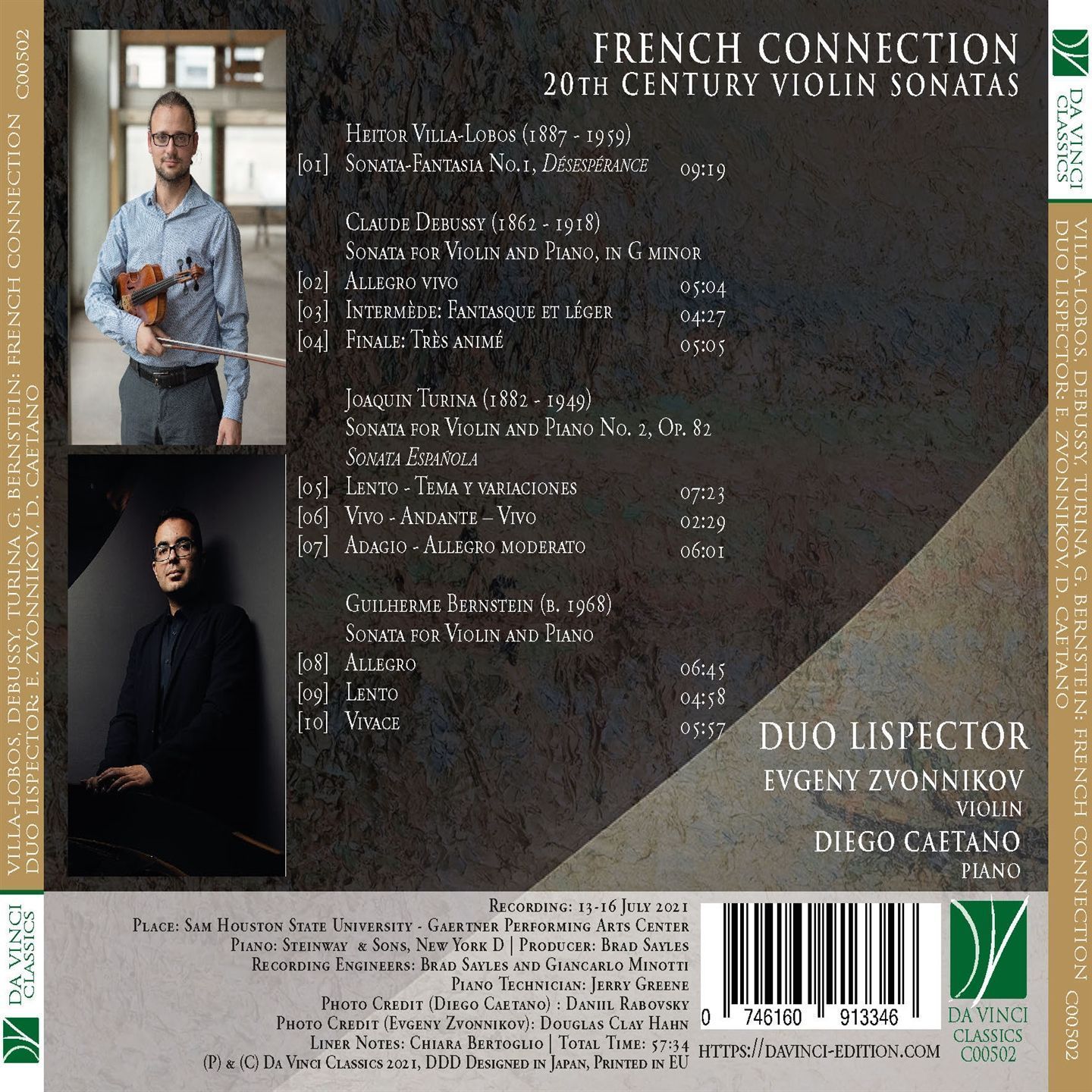 French Connection (20th Century Violin Sonatas) - Duo Lispector - Image 2