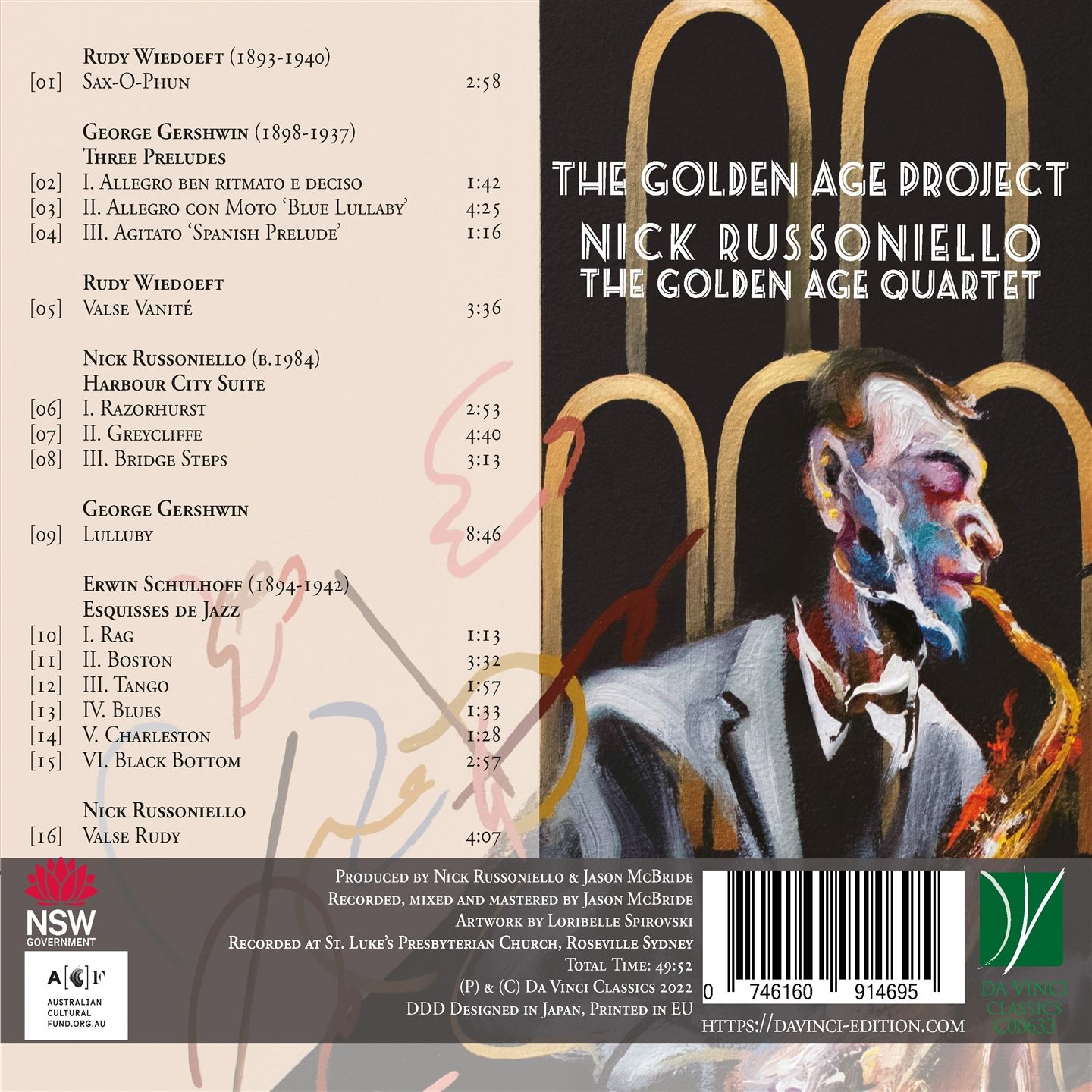 Gershwin / Wiedoeft / Schulhoff: The Golden Age Project - Nick Russoniello – Image 2