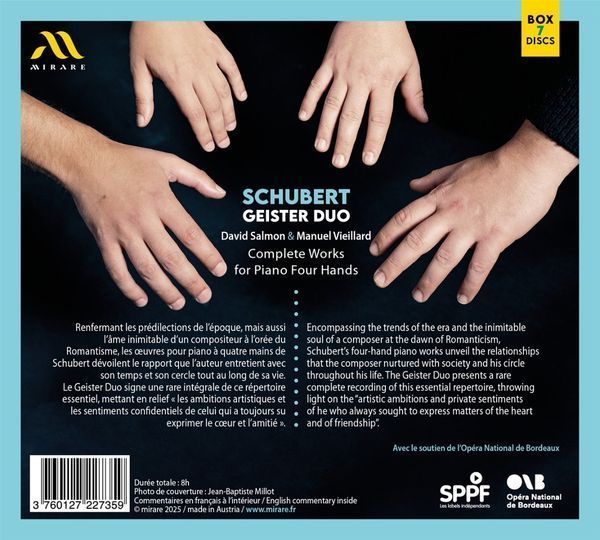Schubert: Complete Works For Piano Fout Hands - Geister Duo - Afbeelding 2