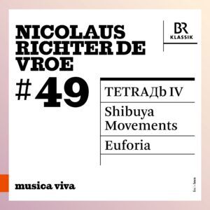 Nicolaus Richter De Vroe: TETRAДb IV, Shibuya Movements, Euforia - Mariss Jansons