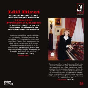 Frederic Chopin: Idil Biret At Schwetzingen Festival, 14 May 1999 (Vinyl)