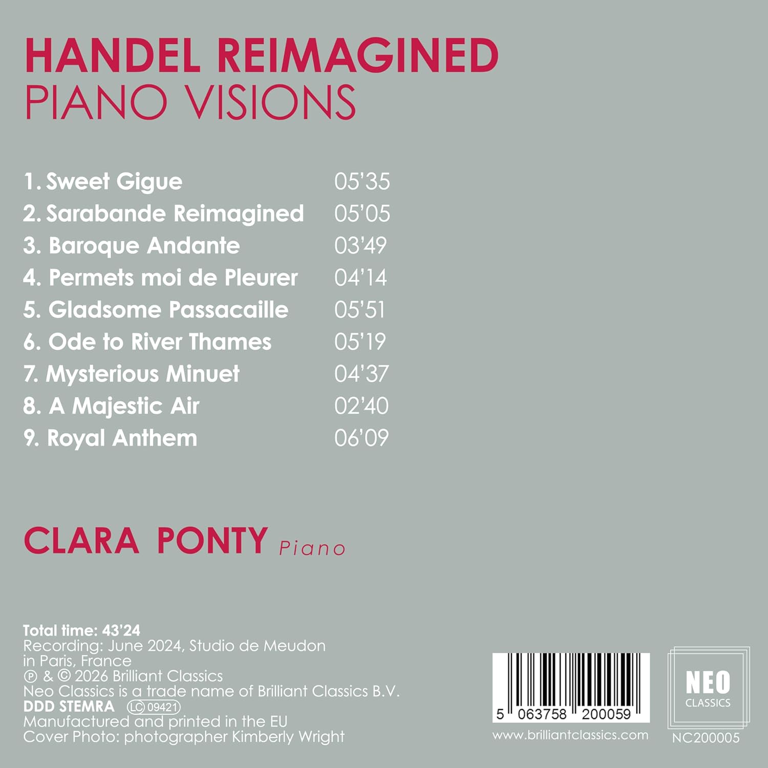 Handel Reimagined - Clara Ponty - Afbeelding 2