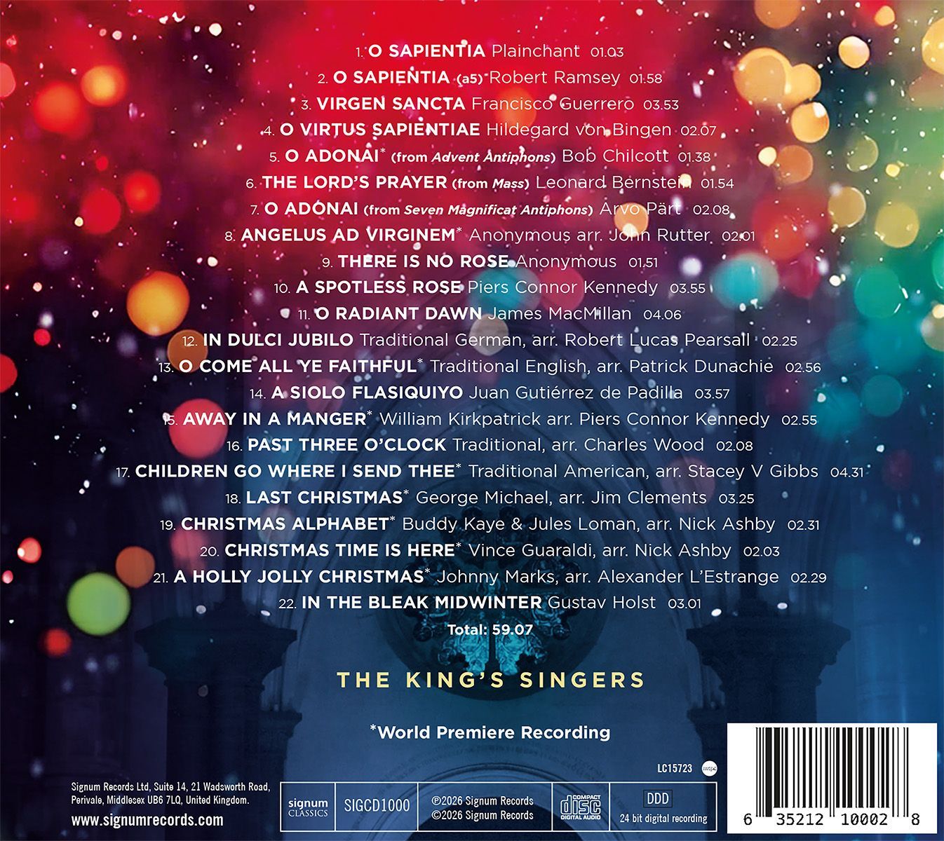 The King's Singers Live At Christmas - Afbeelding 2
