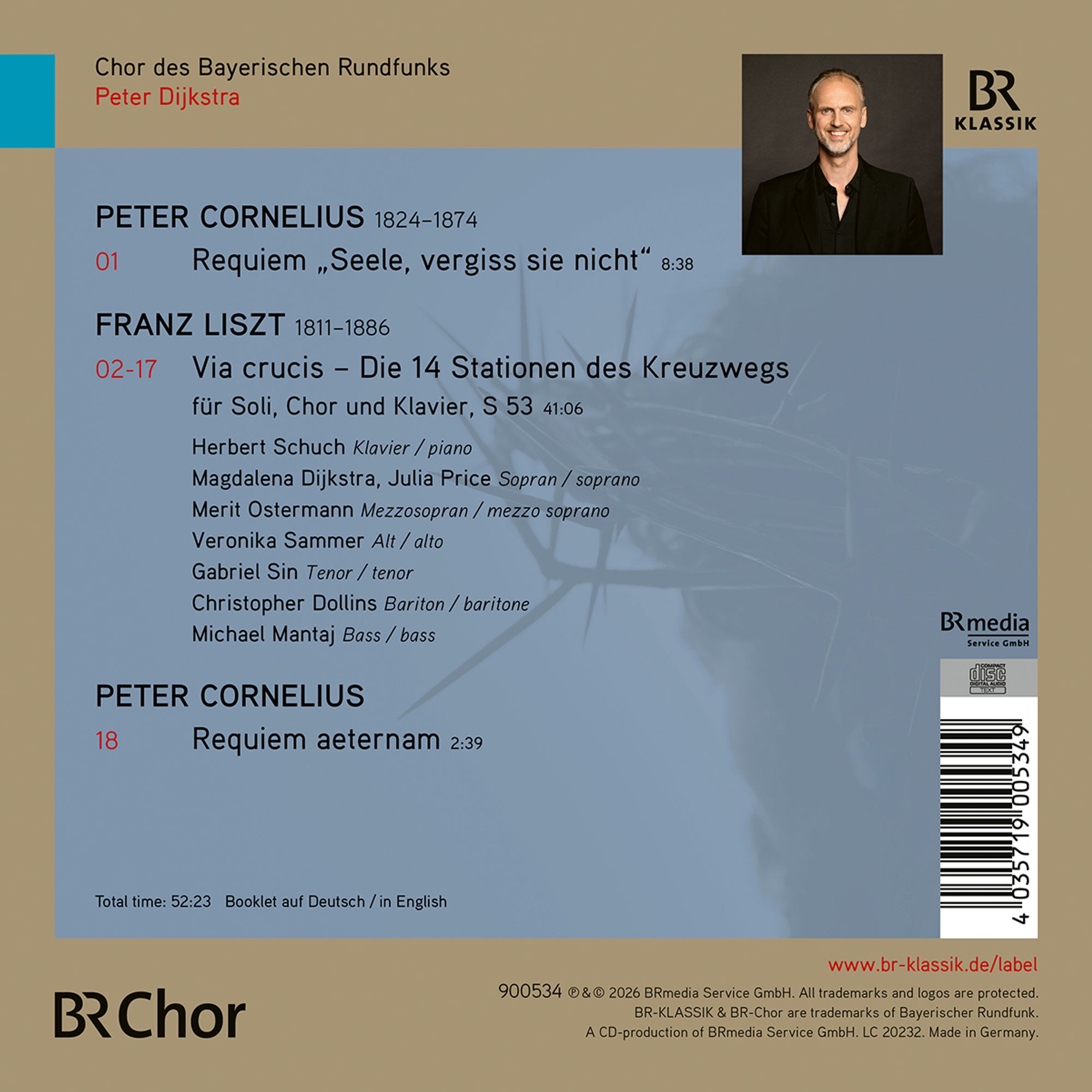 Liszt: Via Crucis & Cornelius: Requiem - Chor des Bayerischen Rundfunks - Image 2