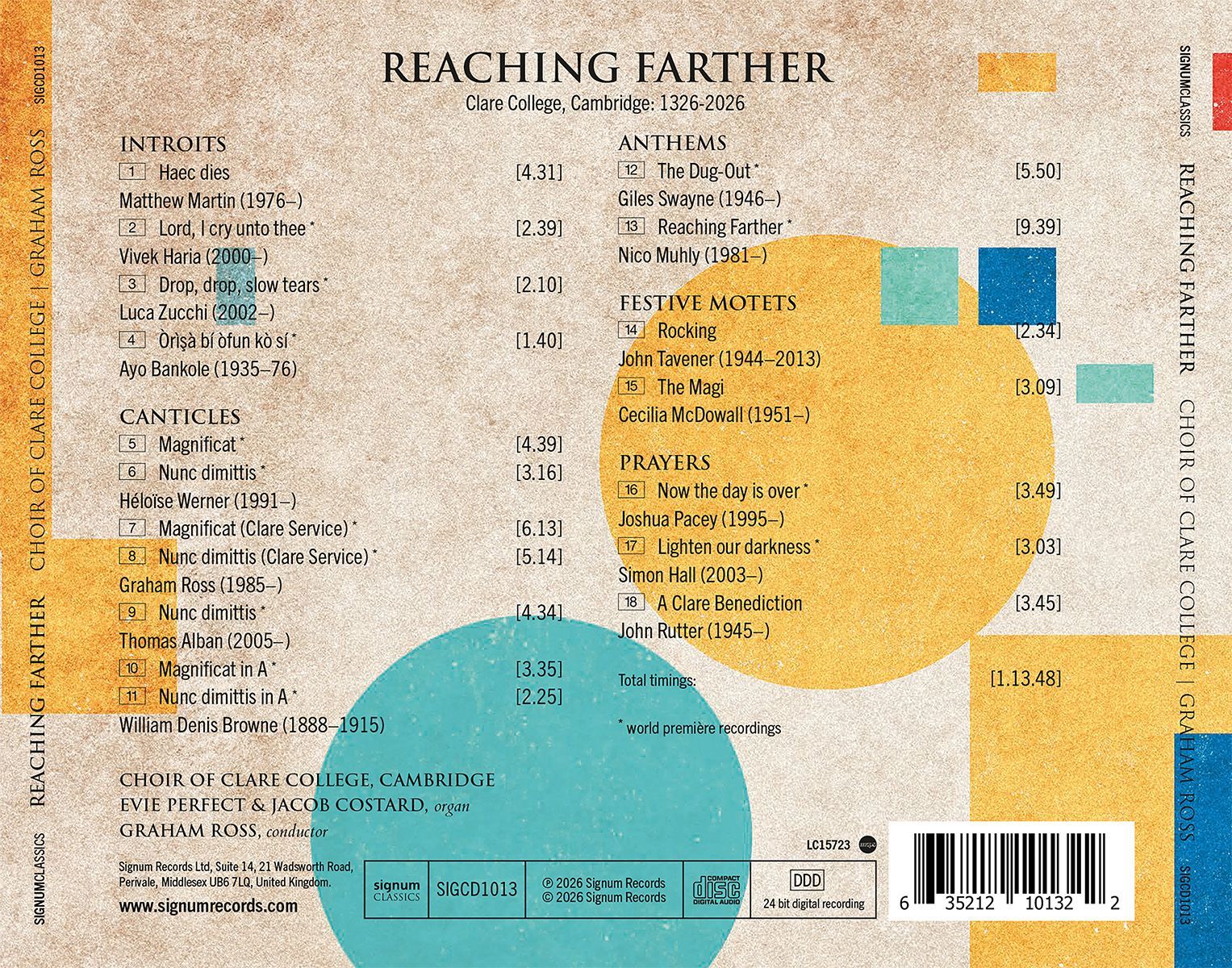 Reaching Farther - Choir of Clare College - Image 2