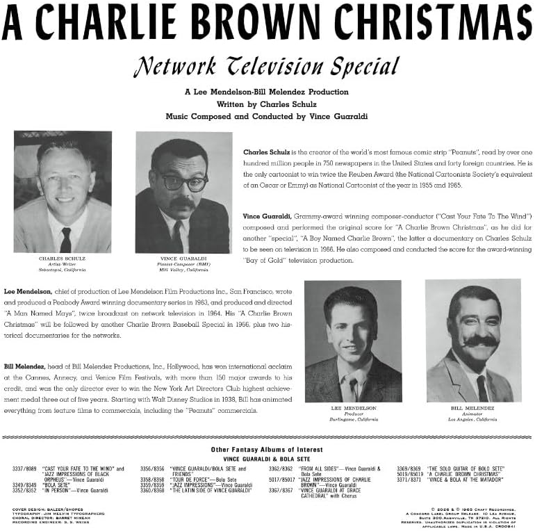 A Charlie Brown Christmas (Vinyl) - Vince Guaraldi Trio - Afbeelding 3