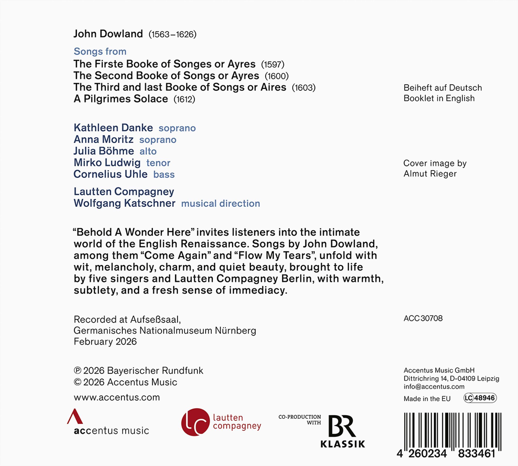John Dowland: Behold A Wonder Here - Lautten Compagney - Afbeelding 2