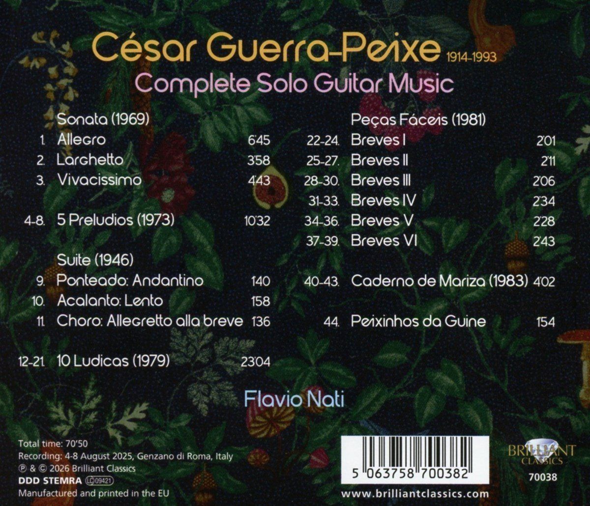 César Guerra-Peixe: Complete Solo Guitar Music - Flavio Nati – Image 2