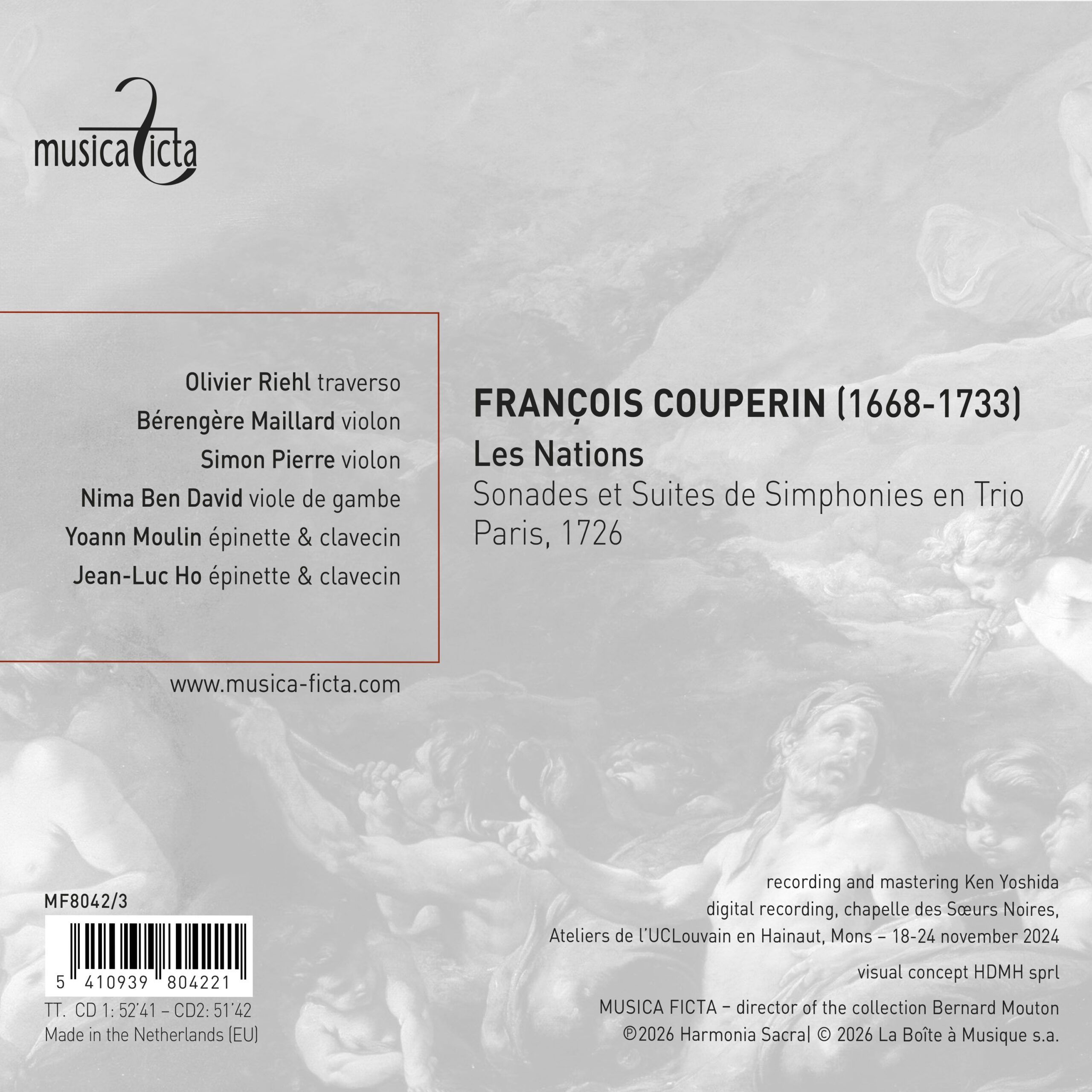 François Couperin: Les Nations - Jean-Luc Ho - Image 2